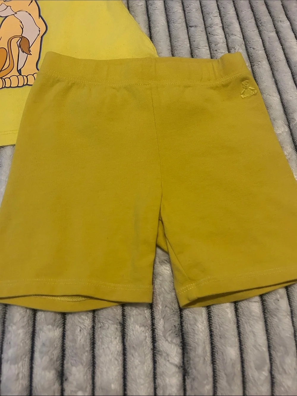 GAP Girls Yellow 'Best Friends' Tank & Shorts Set
